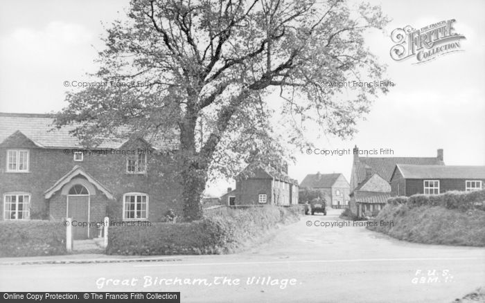 Photo of Great Bircham, The Village c.1955