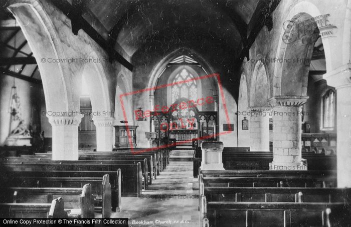 Photo of Great Bookham, Church Interior 1904