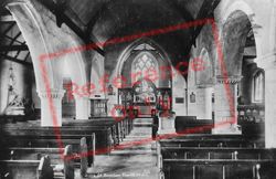 Church Interior 1904, Great Bookham