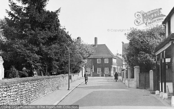 Photo of Great Bookham, Church Road c.1955
