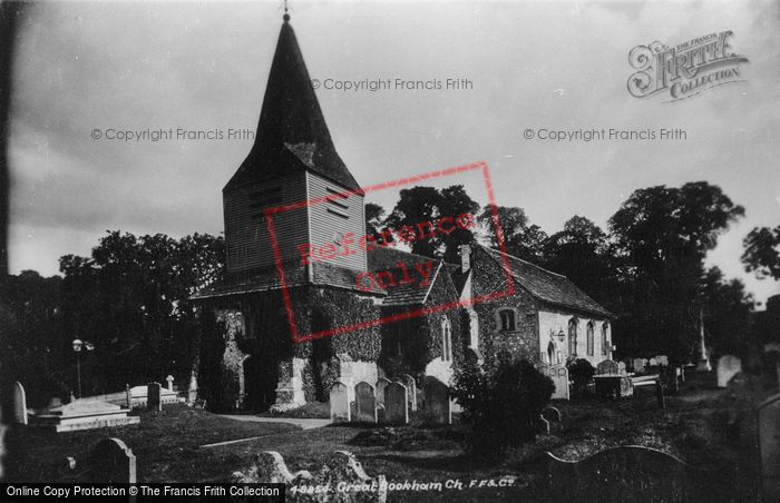 Photo of Great Bookham, Church S.W 1902