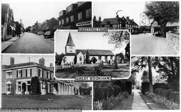 Photo of Great Bookham, Composite c.1960