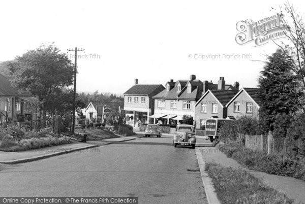 Photo of Great Bookham, Downsway c.1955