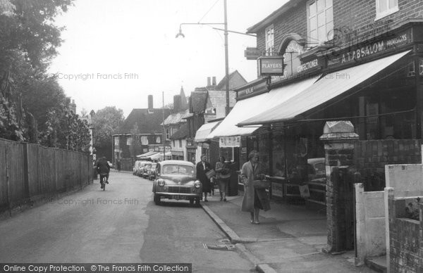 Photo of Great Bookham, High Street c.1960