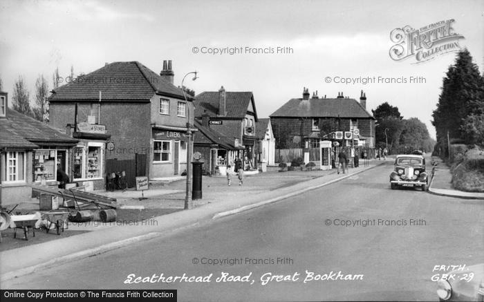 Photo of Great Bookham, Leatherhead Road c.1955