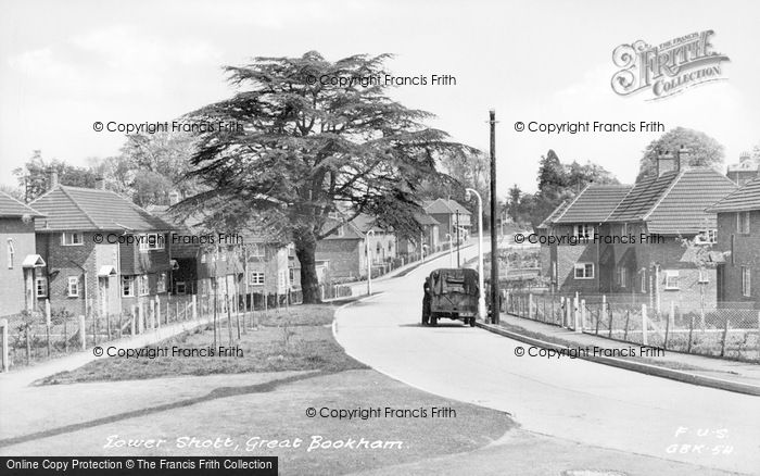 Photo of Great Bookham, Lower Shott c.1955