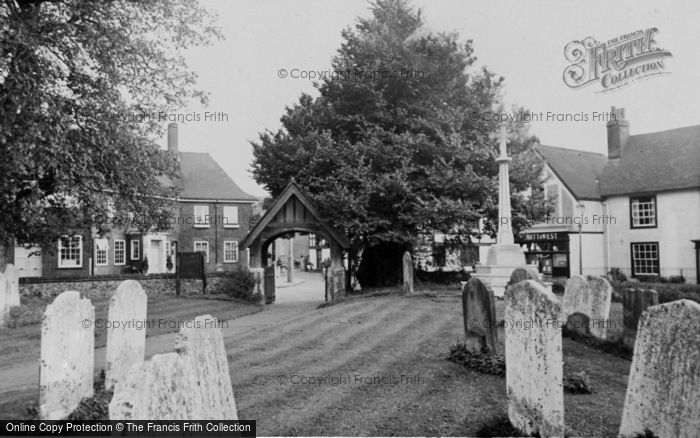 Photo of Great Bookham, Lychgate And Memorial c.1955