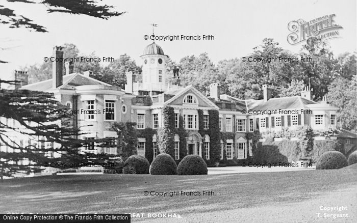 Photo of Great Bookham, Main Entrance, Polesden Lacey c.1955