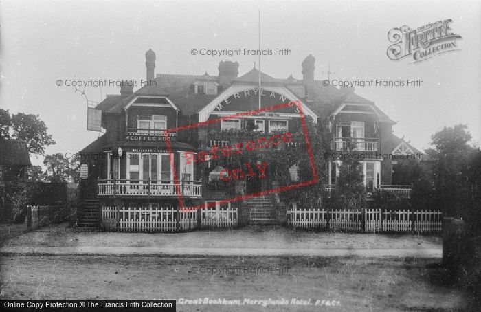 Photo of Great Bookham, Merrylands Hotel 1902