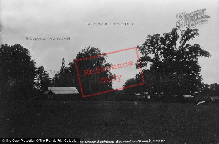 Photo of Great Bookham, Recreation Ground 1902