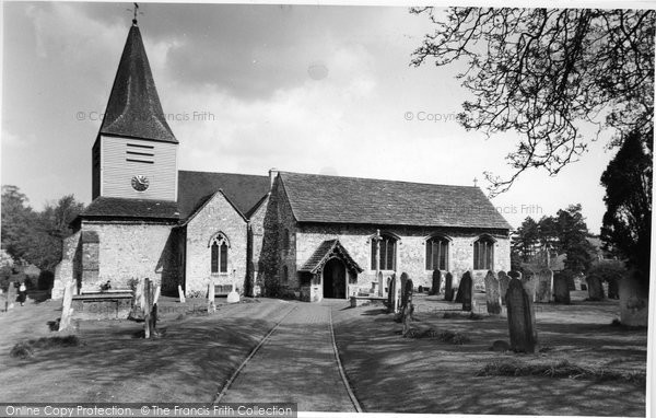 Photo of Great Bookham, St Nicolas Church c.1960