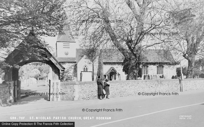 Photo of Great Bookham, St Nicolas Parish Church c.1960