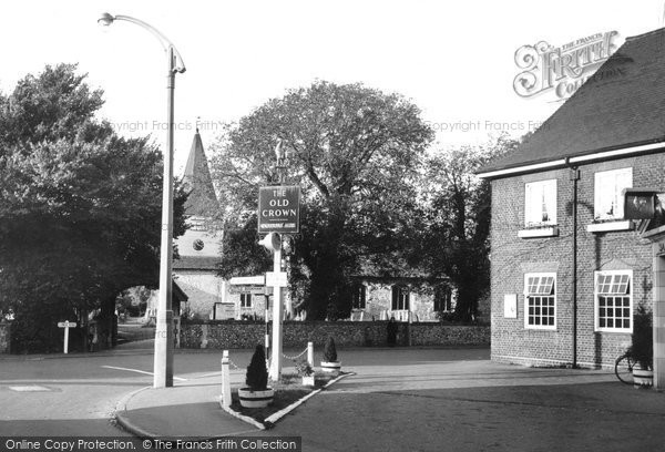 Photo of Great Bookham, The Crossroads c.1955