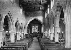 Church Interior 1922, Great Brington