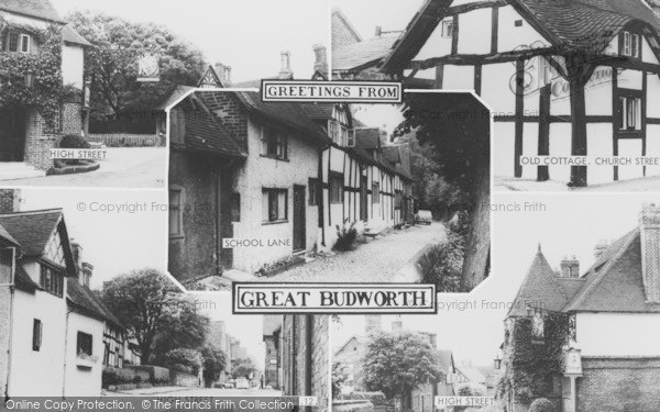 Photo of Great Budworth, Composite c.1965