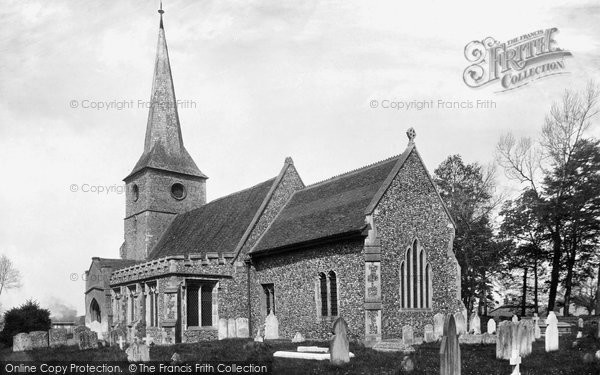 Photo of Great Cornard, St Andrew's Church 1900
