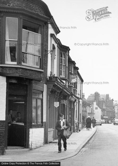 Photo of Great Driffield, Postman, Middle Street North c.1960