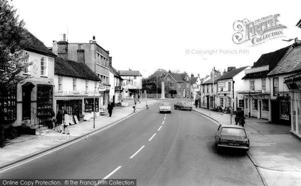 Photo of Great Dunmow, High Street c.1965