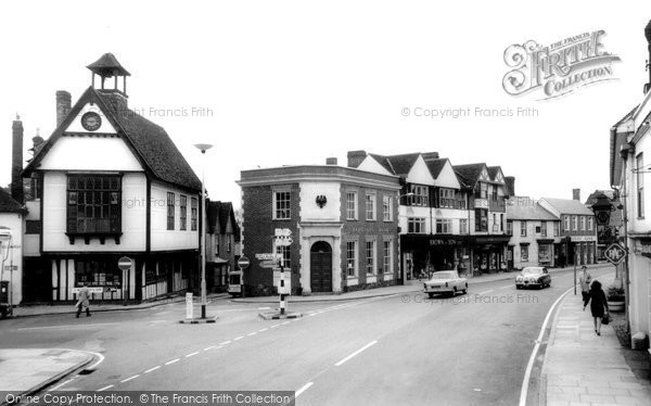 Photo of Great Dunmow, High Street c.1965