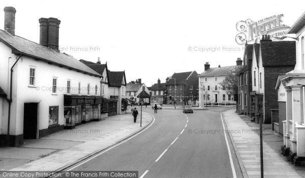 Photo of Great Dunmow, High Street c.1965