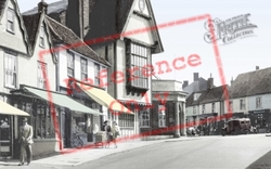 Market Place And Town Hall c.1955, Great Dunmow