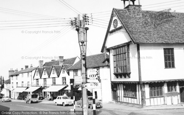 Photo of Great Dunmow, Market Place c.1960