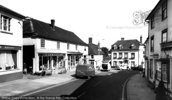 Photo of Great Dunmow, Market Place c.1965