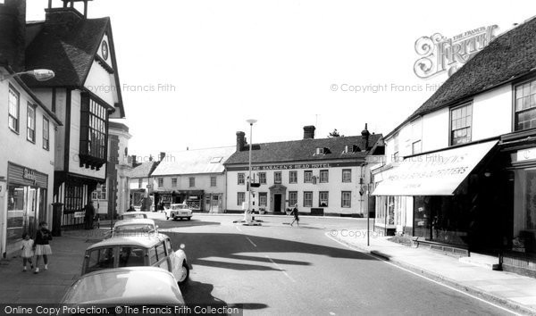 Photo of Great Dunmow, Market Place c.1965