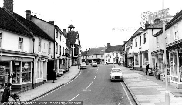 Photo of Great Dunmow, Market Place c.1965