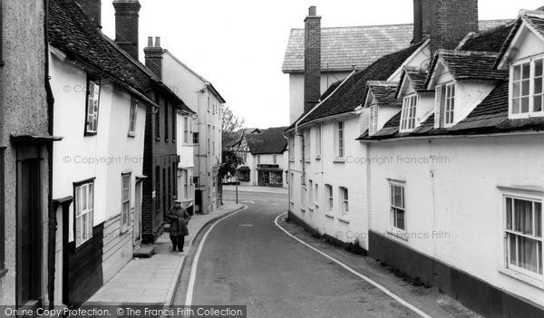 Photo of Great Dunmow, New Street c1965