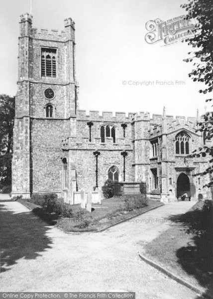 Photo of Great Dunmow, St Mary's Church c.1955