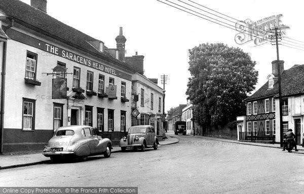 Photo of Great Dunmow, Stortford Road c.1955