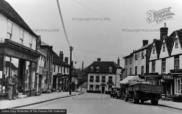 Photo of Great Dunmow, The Market Place c.1955