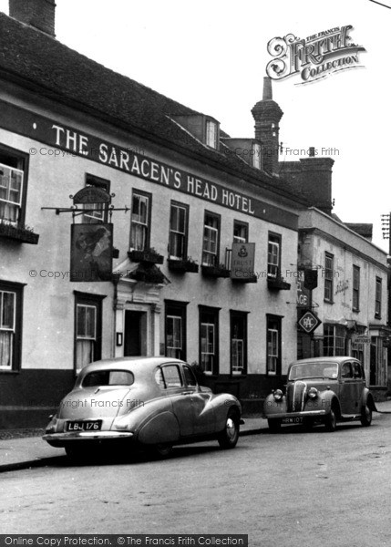 Photo of Great Dunmow, The Saracen's Head Hotel c.1955