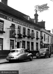 The Saracen's Head Hotel c.1955, Great Dunmow