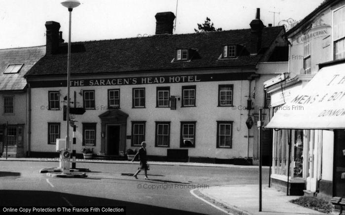 Photo of Great Dunmow, The Saracen's Head Hotel c.1965