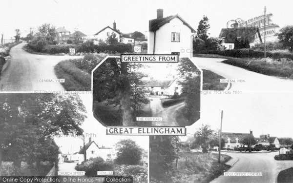 Photo of Great Ellingham, Composite c.1965