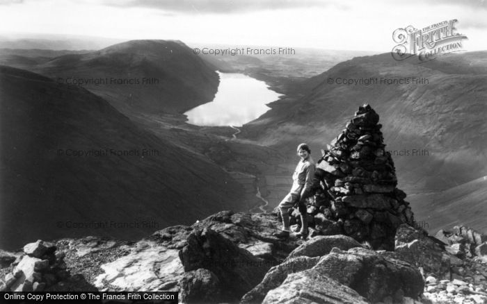 Photo of Great Gable, Wasdale From The Westmorland Cairn c.1920