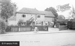 The Post Office c.1960, Great Hampden