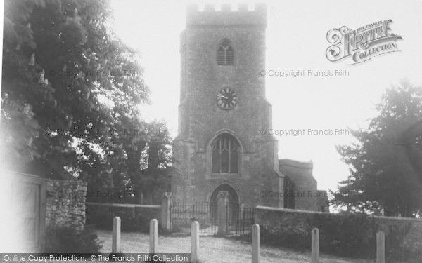 Photo of Great Haseley, St Peter's Church c.1955
