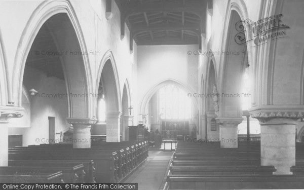 Photo of Great Haseley, St Peter's Church c.1955