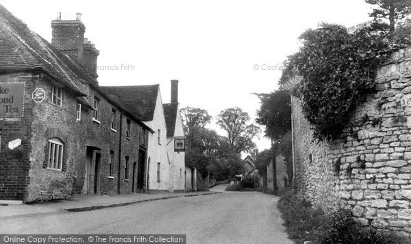 Photo of Great Haseley, The Village c.1955