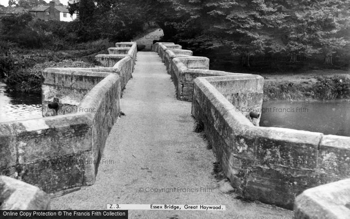 Photo of Great Haywood, Essex Bridge c.1955