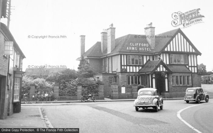 Photo of Great Haywood, The Clifford Arms Hotel c.1955
