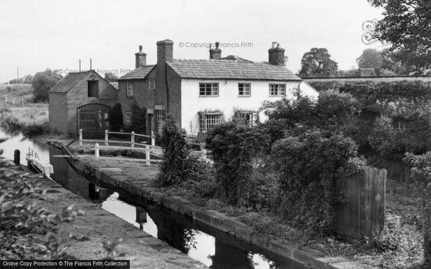 Great Haywood, the Lock c1955