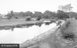 Trent And Mersey Canal c.1955, Great Haywood