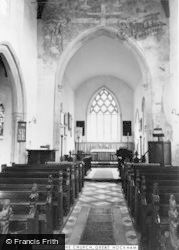 Church Interior c.1955, Great Hockham