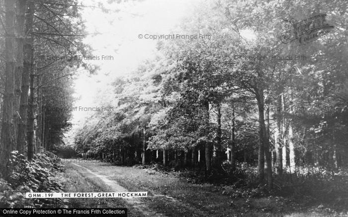 Photo of Great Hockham, The Forest c.1955