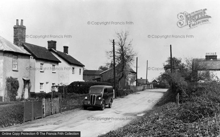 Photo of Great Hockham, Vicarage Road c.1955 - Francis Frith