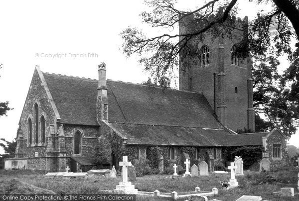 Photo of Great Holland, All Saints Church c.1955